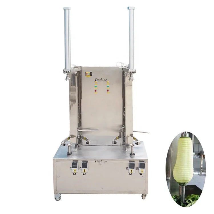 Pelador de calabaza eléctrico comercial Vietnam Mini melón cáscara de coco máquina cortadora de piña de Hotel semiautomática