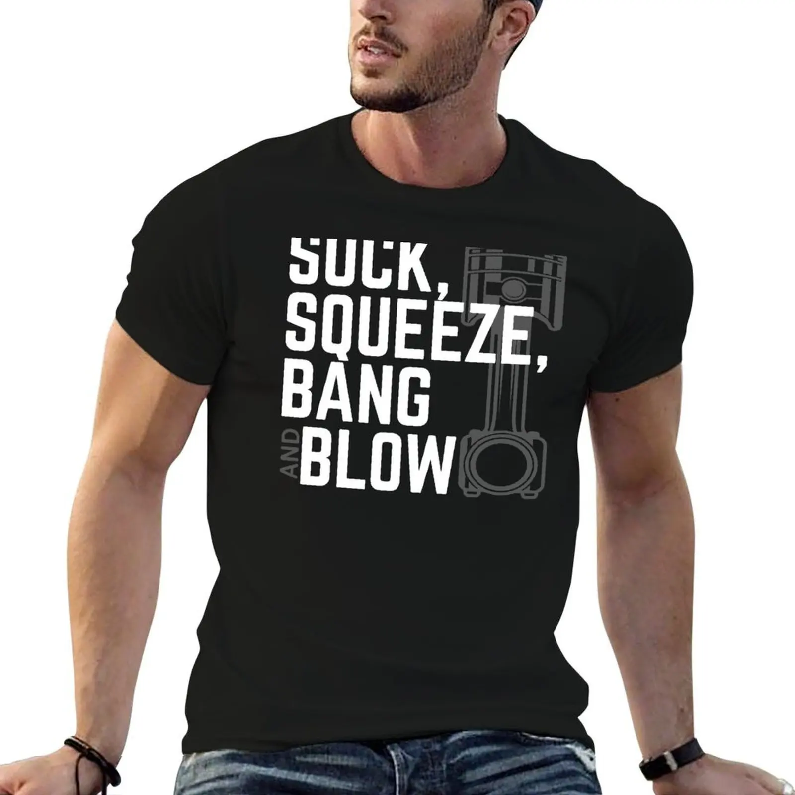 

Suck, Squeeze, Bang and Blow - Dark Edition T-Shirt graphic t shirts for man cotton t shirt man T-Shirt