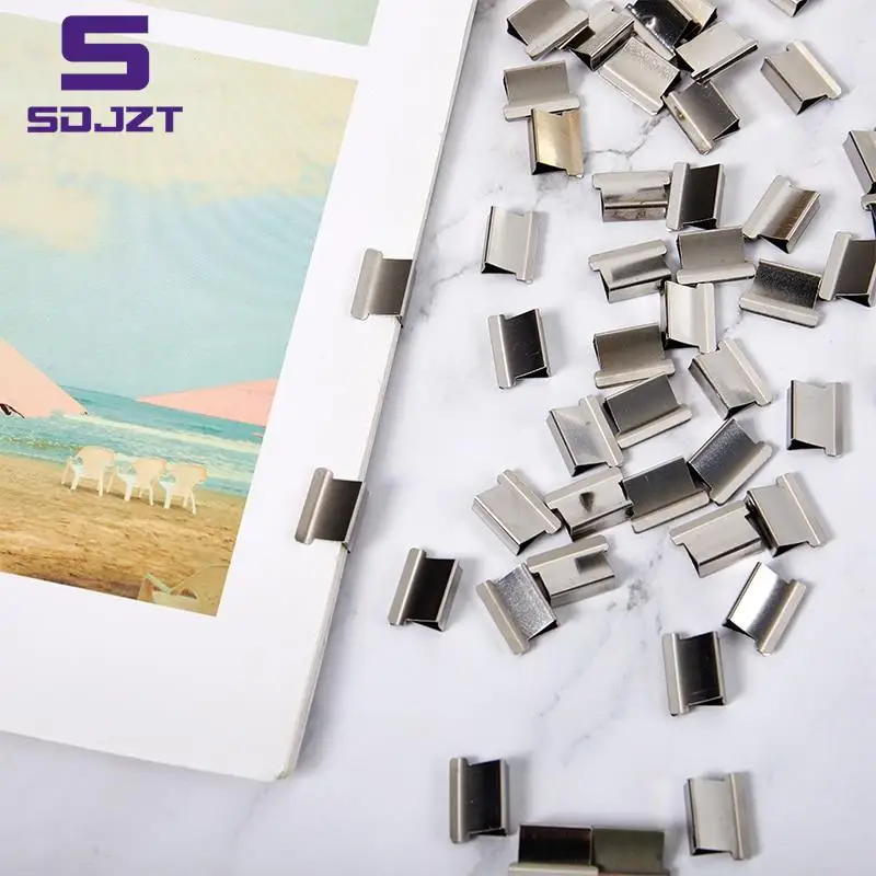 손 종이 클리퍼 금속 스테이플러 종이 클립 문서 바인딩 문구 사무용품, Papeterie de reliure de documents