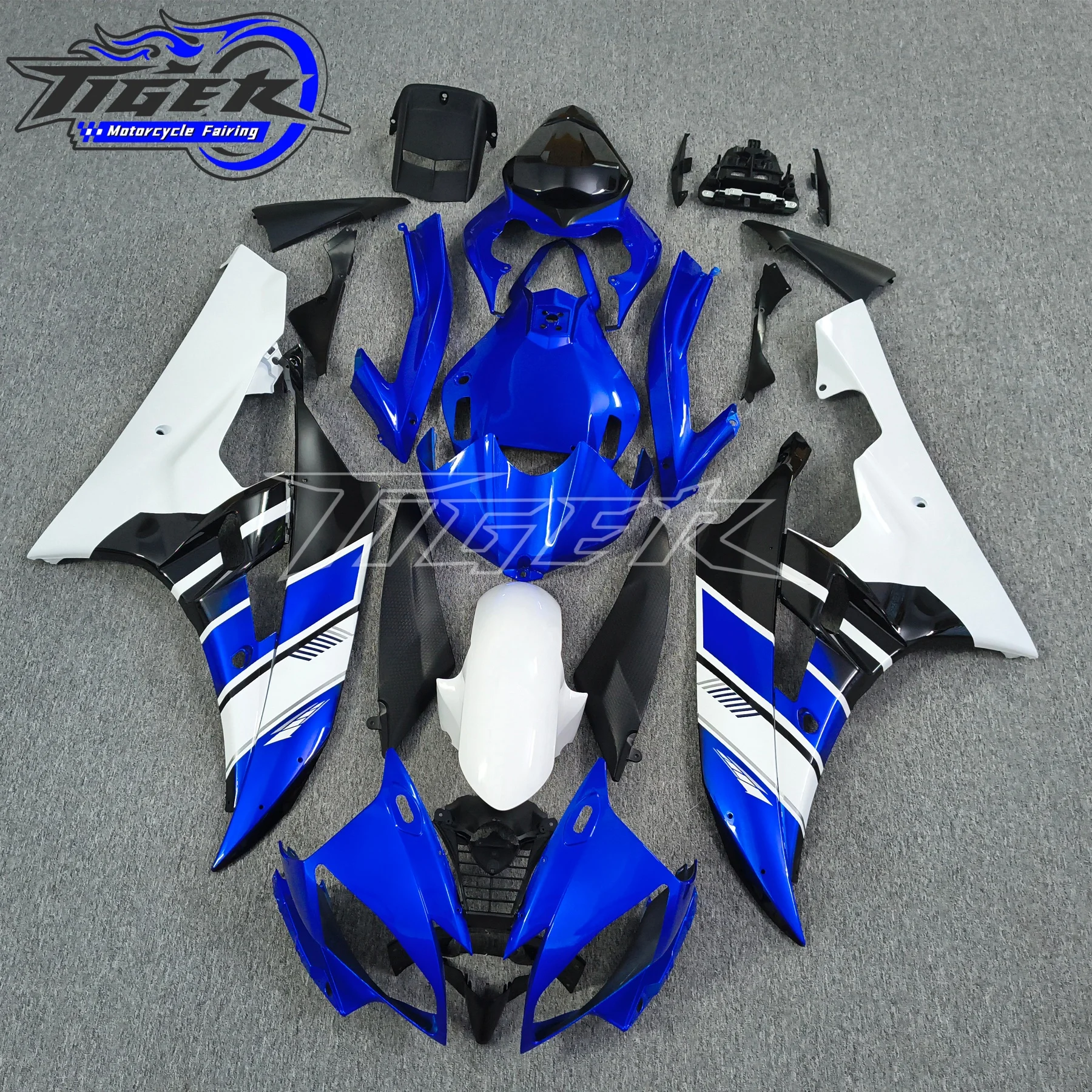 R6 2006 2007 Full Fairing Kit for Yamaha R6 06 07 Fairings Motorcycle Injection Panel Bodywork Frame Protector Kits