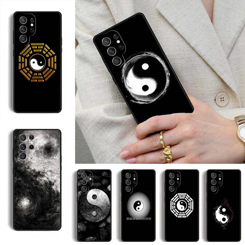 Eight Diagrams Taiji Yin Yang Phone Case for Samsung Galaxy S26 S25 Ultra S24 S23 S22 S21 Plus Note 10 Bumper Cover