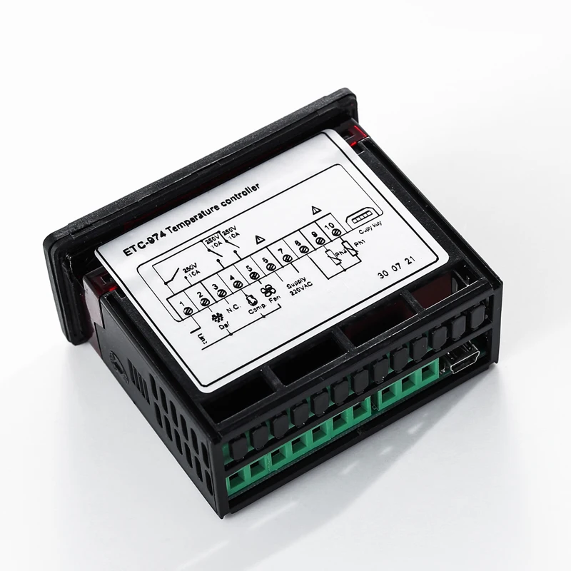 ETC-974 Energy Saving  Thermostat for Cold Storage zer LED Display Optimize Cooling Efficiency Cut Costs
