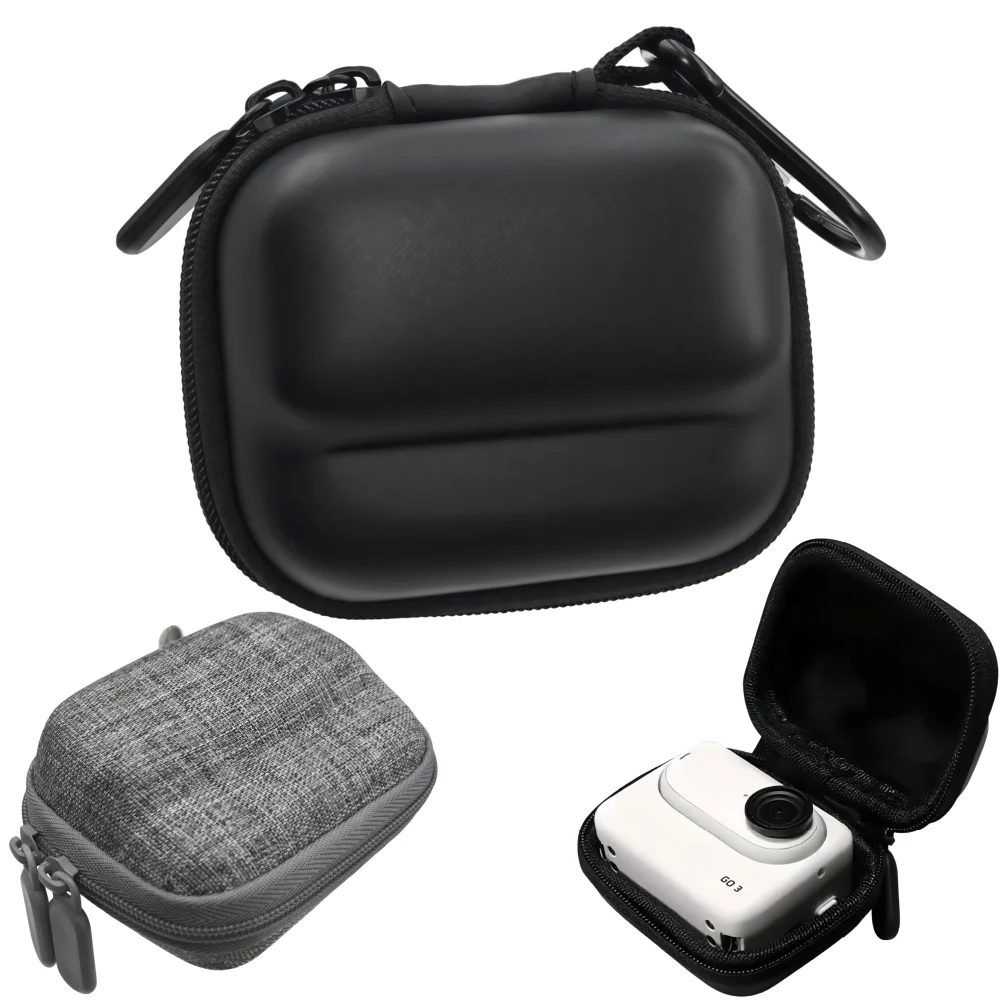 Storage Case For Insta360 GO 3 GO 3S Bag Travel Protective PU Handbag Waterproof Carry Box Action Camera Accessories