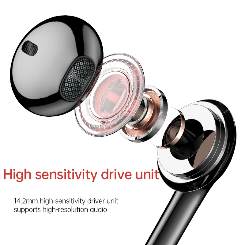 Sport Bluetooth Earbuds Wireless Headset Neckband Earphones in-Ear With Mic Sport Music Headphone For xiaomi Sony