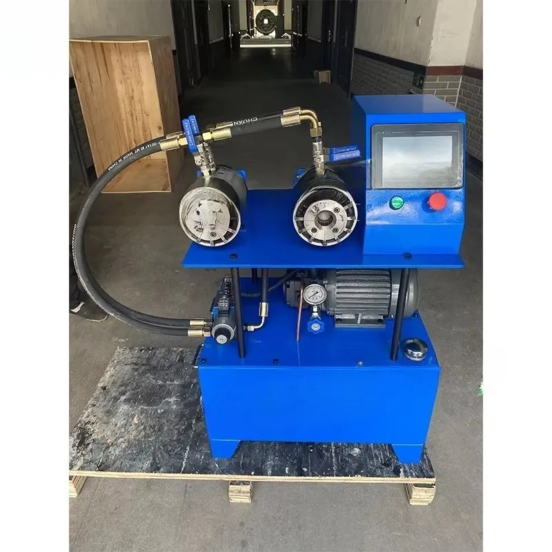 Automatic numerical control hydraulic water pipe bathroom pipe buckle machine hose press