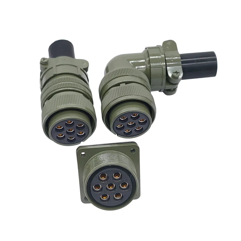 Circular Connectors MIL STD 5015 MIL-C Military Specification Connectors 24-5 24-10 24-11 MS3102 MS3106 MS3108 Plug&Socket