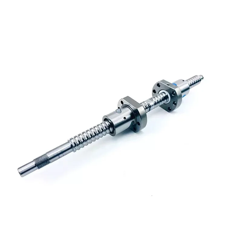 Custom left-right thread ball screw SFU2505 with FKFF standard end machining