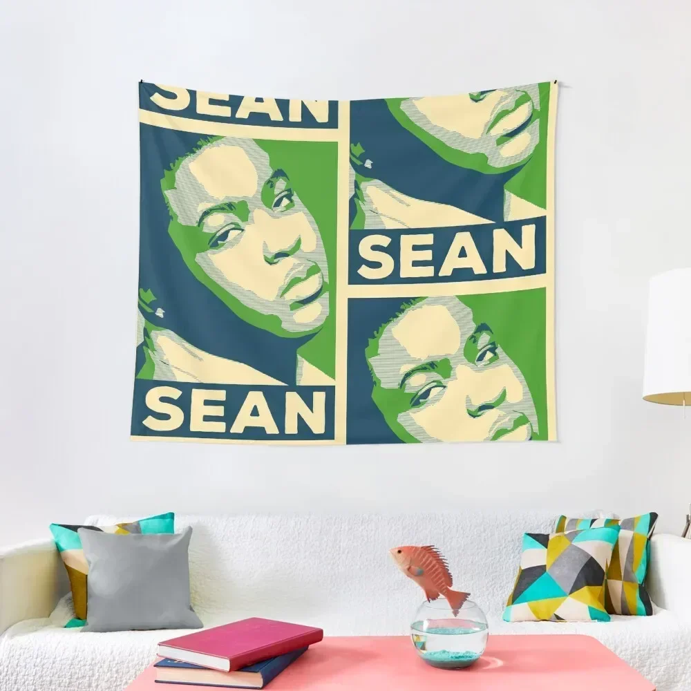 Ямайка значки Шон Кингстон постер знаменитая ямайская певица гобелен украшения дома комната эстетический гобелен с грибами