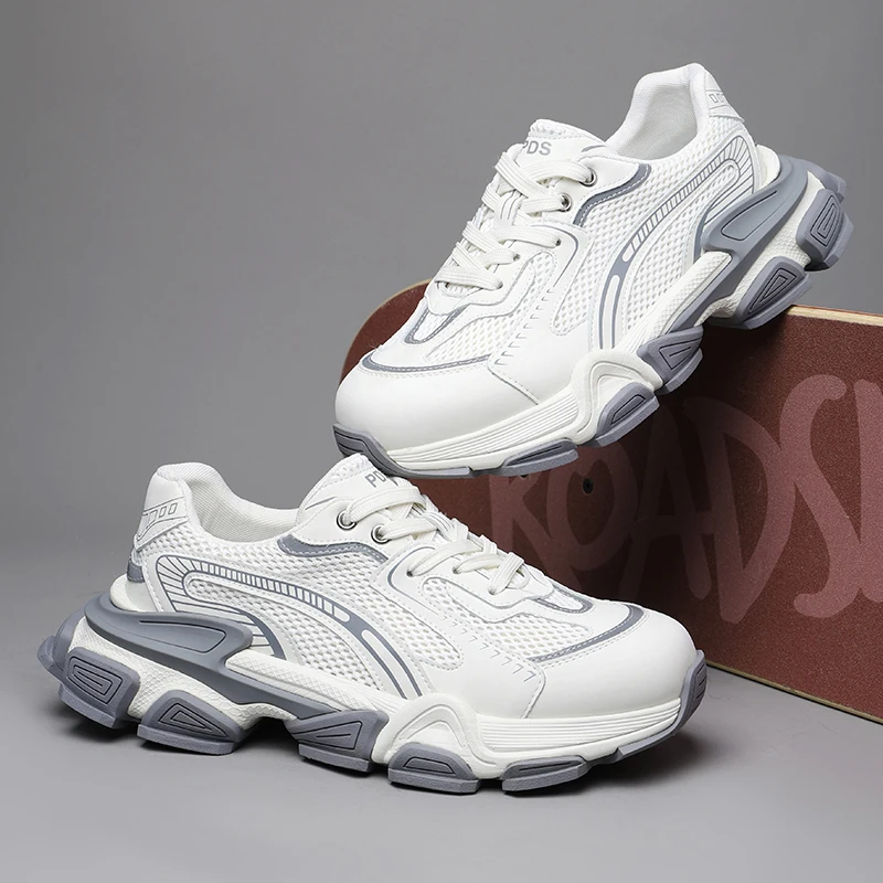 

New low top mesh sports shoes for summer, breathable, versatile, color blocking, personalized casual shoes 250217