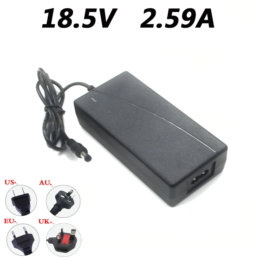 18.5V 2.59A Power Adapter 5.5*2.1MM DC Stabilized Power Cord Cable Length 1M DC 5.5*2.1MM US EU PLUG