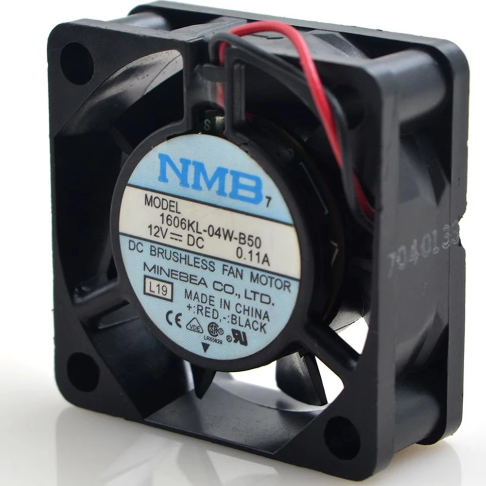 

1606KL-04W-B50 Computer Blower Cooling Axial Fan DC 12V 0.11A 4015 40*40*15mm 40mm 1.32W 6500RPM