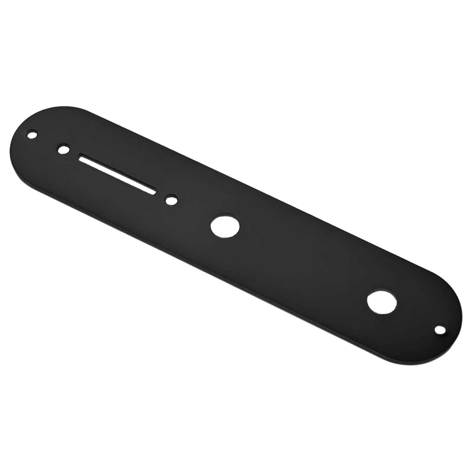 Achieve a Professional Look and Reliable Performance with this Chrome Black Gold Control Plate for Tele Style Guitars