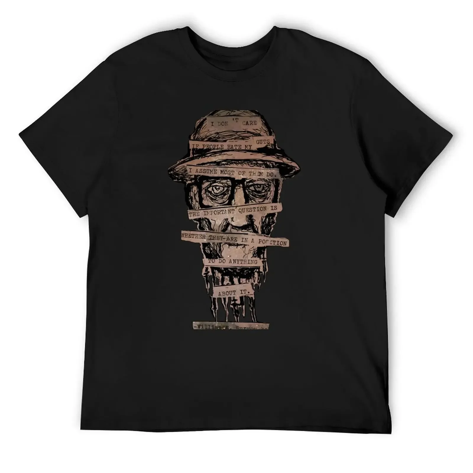 

William Burroughs I Don't Care If People Hate My Guts T-Shirt anime stuff customs design your own heavyweights men workout shirt