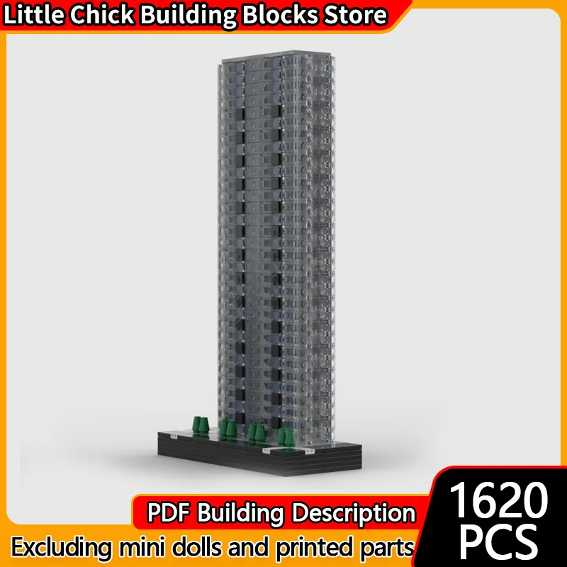 

Модель City Street View MOC, строительные кирпичи, город 505, строительные модульные технологии, детские праздничные подарки, сборные игрушки, костюм