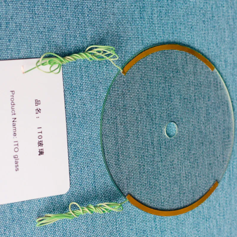 Circular Electric-Heated Glass Defogger with EMI Protection: ITO Conductive-Heated Instrument Window for Vehicle-Mounted Cabins