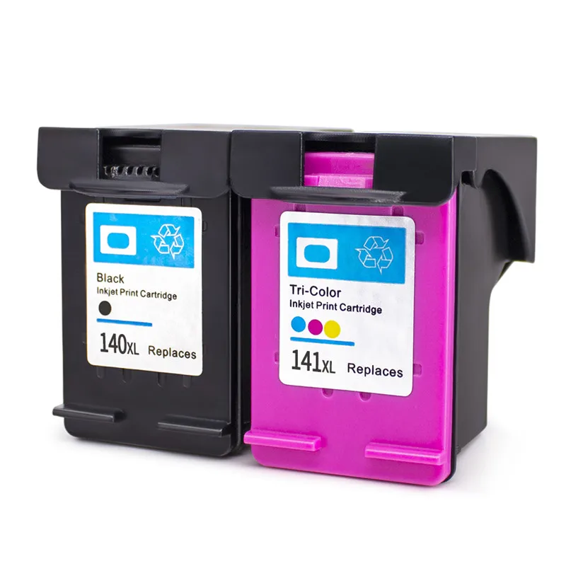 Compatible 140XL 141XL Ink Cartridge Replacement for HP 140 141 Photosmart C4283 C4583 C4483 C5283 D5363 Deskjet D4263 printer