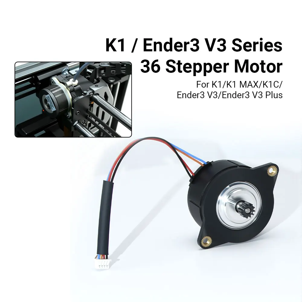 K1 K1C 3d Printer Stepper Motor 12 Tooth Gear Circular Stepper Motor For /Ender-3 V3 K1 Max 3d Printer Extruder
