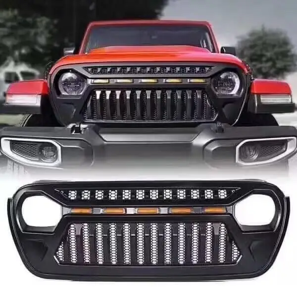 

JL9037 JL ABS grille with LED light for jeep for wrangler 2018+