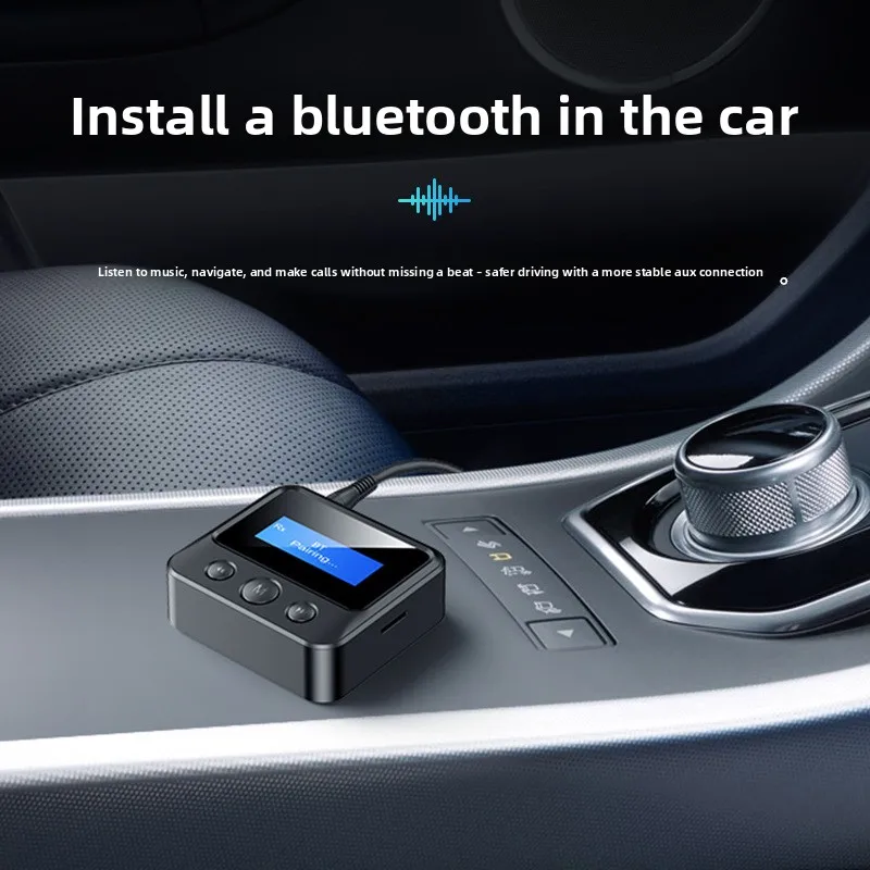 Bluetooth 5.4 Audio Transmitter Receiver Wireless Adapter USB AUX RCA Output for TV Headphones Car Home HIFI Stereo System