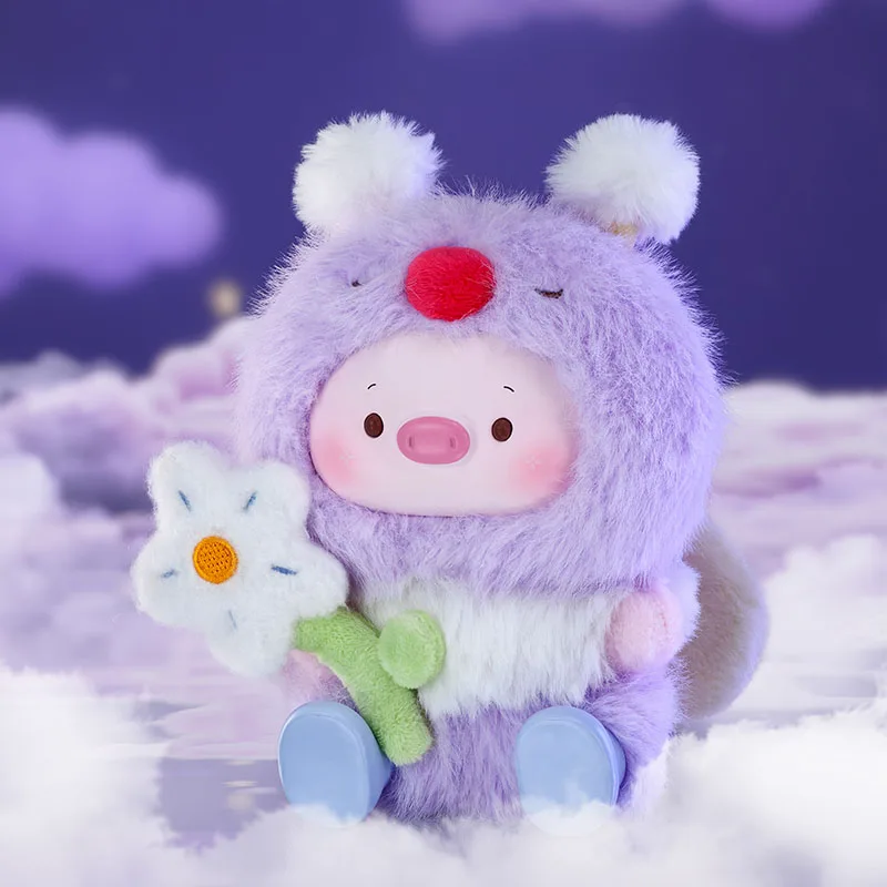 GeeGeePIG 잠옷 자장가 시리즈 블라인드 박스 귀여운 애니메이션 피규어 만화 인형 미스터리 박스 카와이 피기 서프라이즈 펜던트 장난감 선물