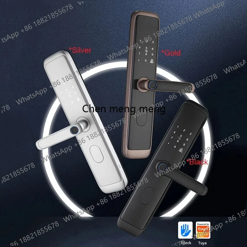 

Tuya Smart Lock Wirelss With Wifi Aluminum Alloy Fingerprint Unlock Support USB Emergency Charge Handle Direction Adjustable