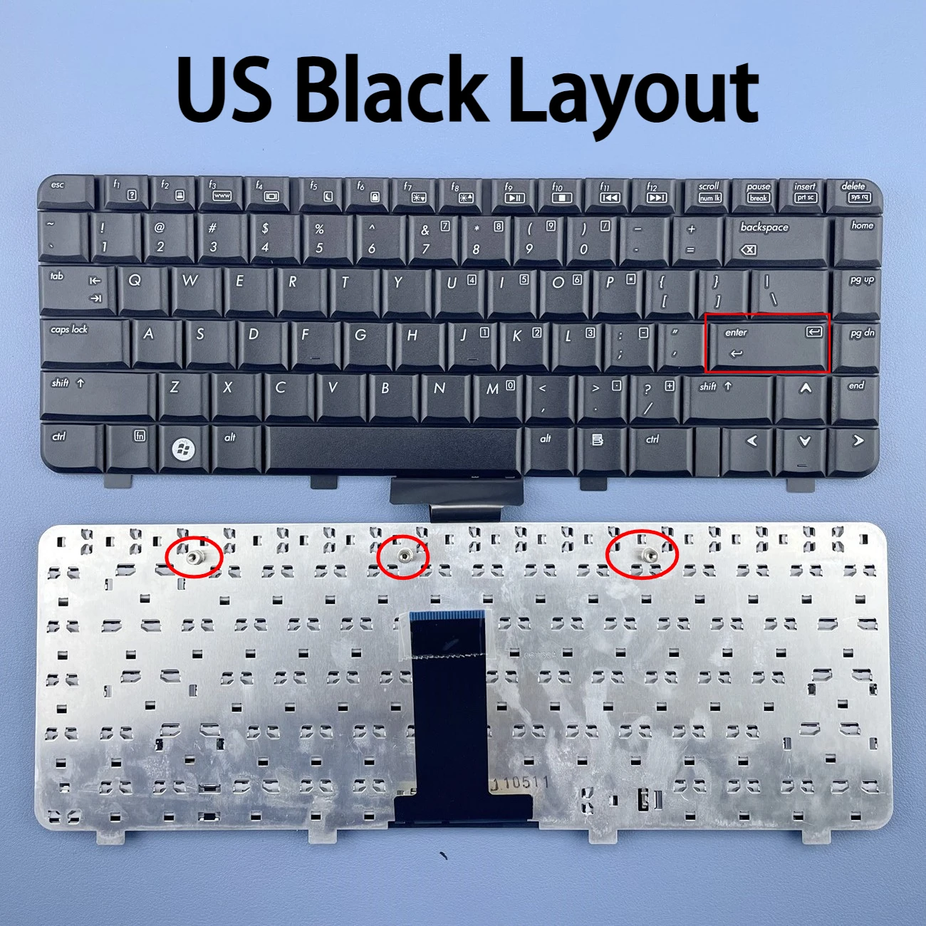 

US Keyboard For HP Compaq Pavilion DV2000 DV2100 DV2200 DV2800 Presario V3000 V3100 V3200 V3300 V3900 V3931 Series