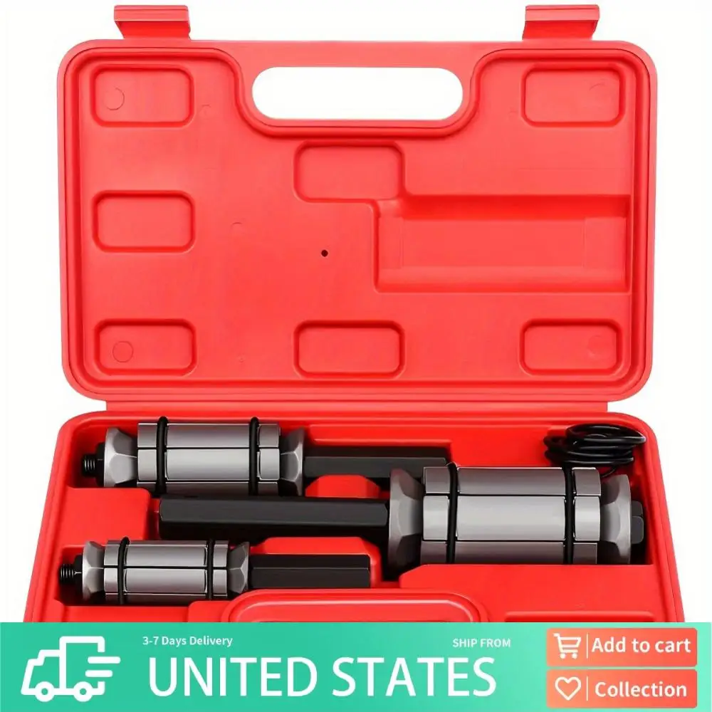 

3Pcs Tail Pipe Butt Muffler Exhaust Expander Kit 1-1/18 Inch To 3-1/2 Inch Car Exhaust Muffler Tail Pipe Expander Spreader