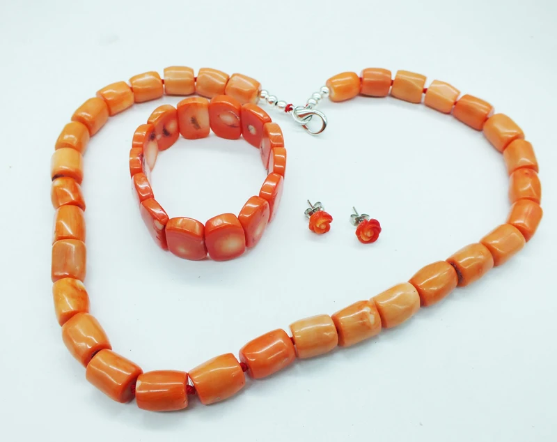 free delivery  Fashion United Kingdom Handmade Pink  Coral Beads Jewelry For Wedding 20