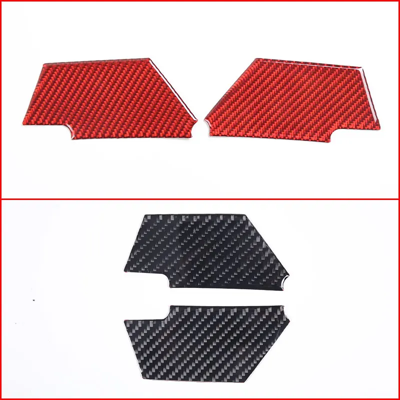 For Jaguar F-TYPE f type 13-22 Car interior door bowl decorative sticker soft carbon fiber Inner Door Bowl Protection Accessory