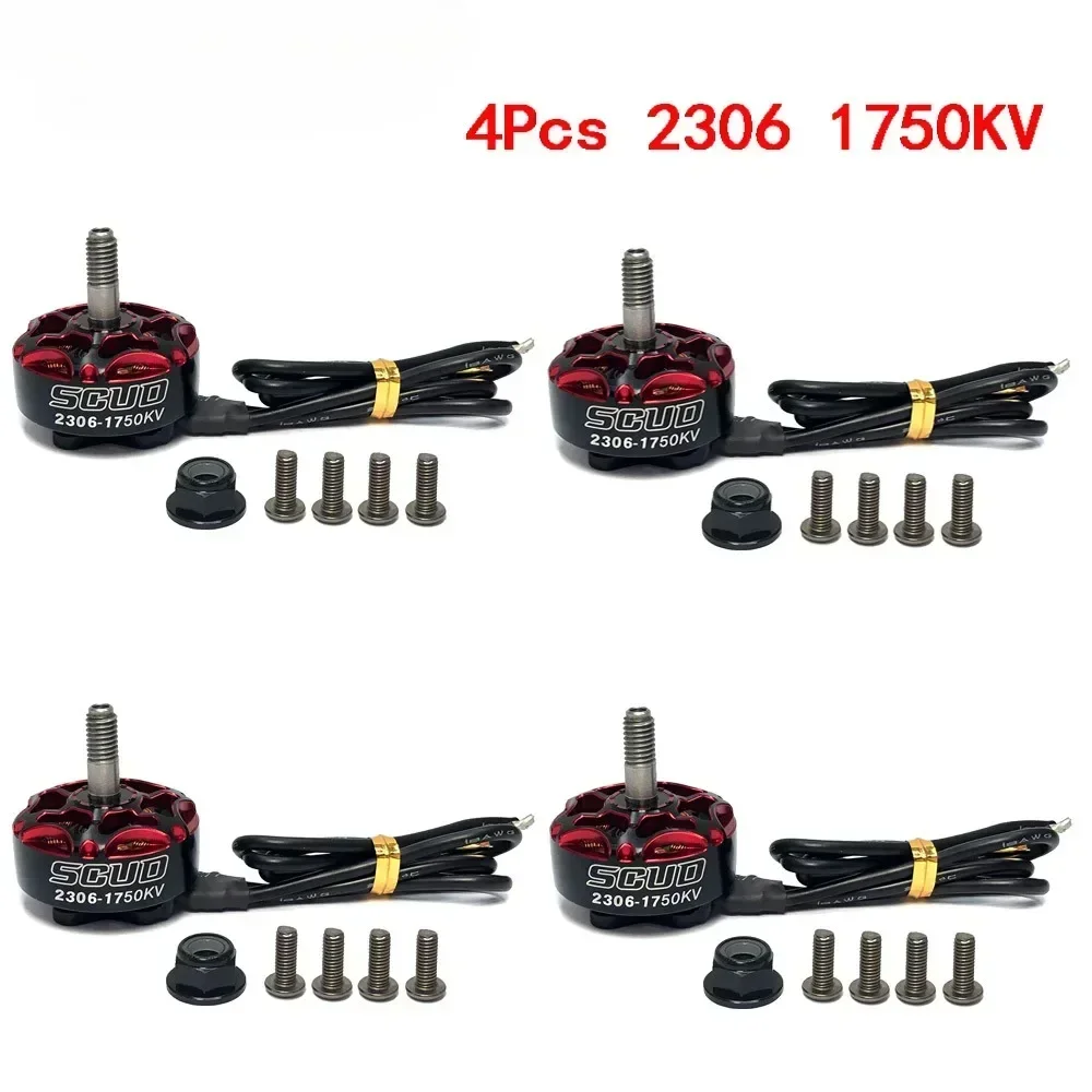 YSIDO SCUD 2207 1850KV 2550KV 2306 1750KV 2500KV 3-6S Motor sin escobillas para Drones Mark 4 FPV Racing Freestyle 5 pulgadas 6