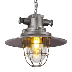 American Retro Loft Chandelier Silver Industrial Iron Chandelier Cafe Pub Bar Study Restaurant Dining Room Kitchen Lighting Lamp