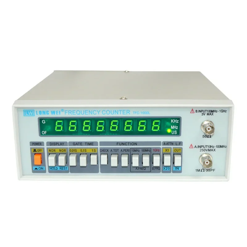 Multi-Functional High Precision Frequency Meter 8 LED Display Instrument  High Resolution Frequency Counter