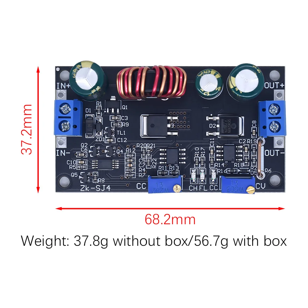 Generation Voltage Stabilization 60W High Efficiency Can Boost Step down SJ4 DC Automatic Solar energy Constant Current Charging