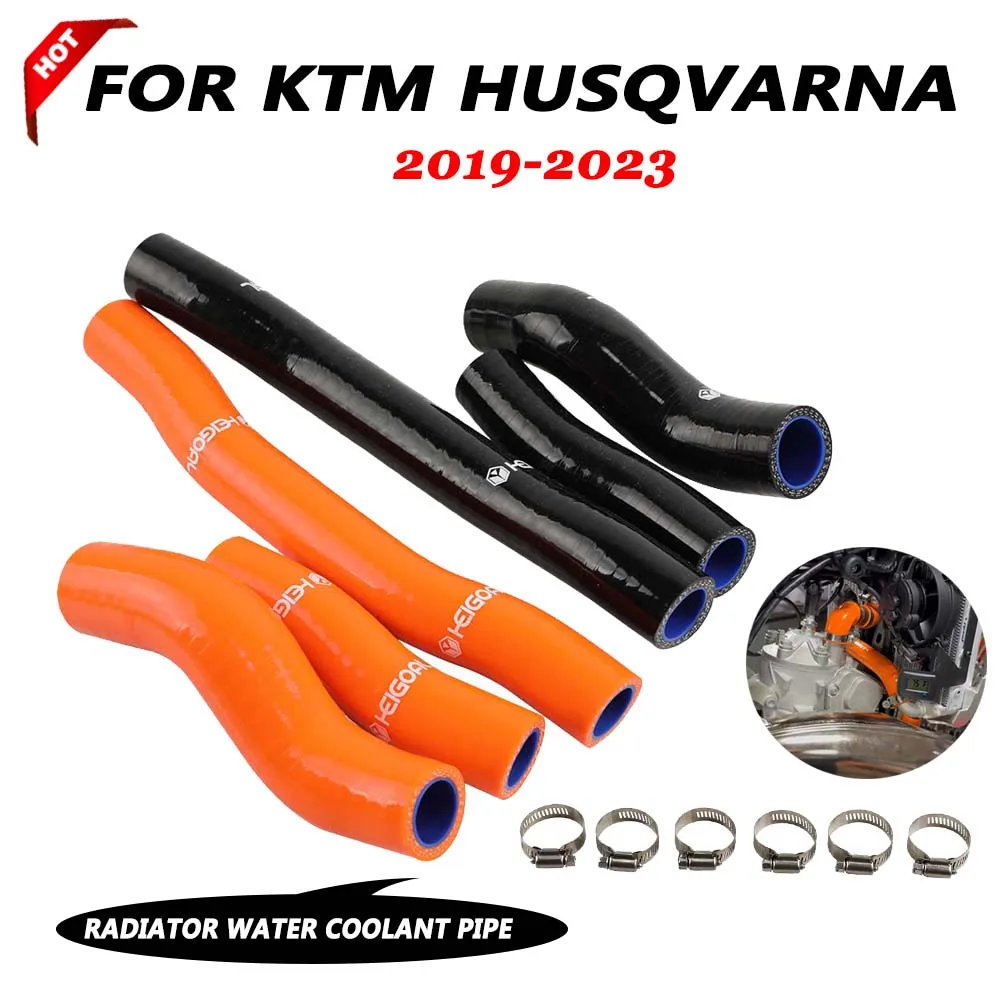 Kit de mangueira de radiador de silicone para motocicleta, acessórios para ktm husqvarna exc XC-W sx xc 250 300 te i tc tx 2019 2020 2021 2022
