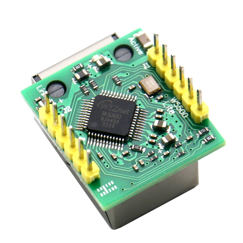 El módulo Ethernet W5500 TCP/IP es compatible con WIZ820io