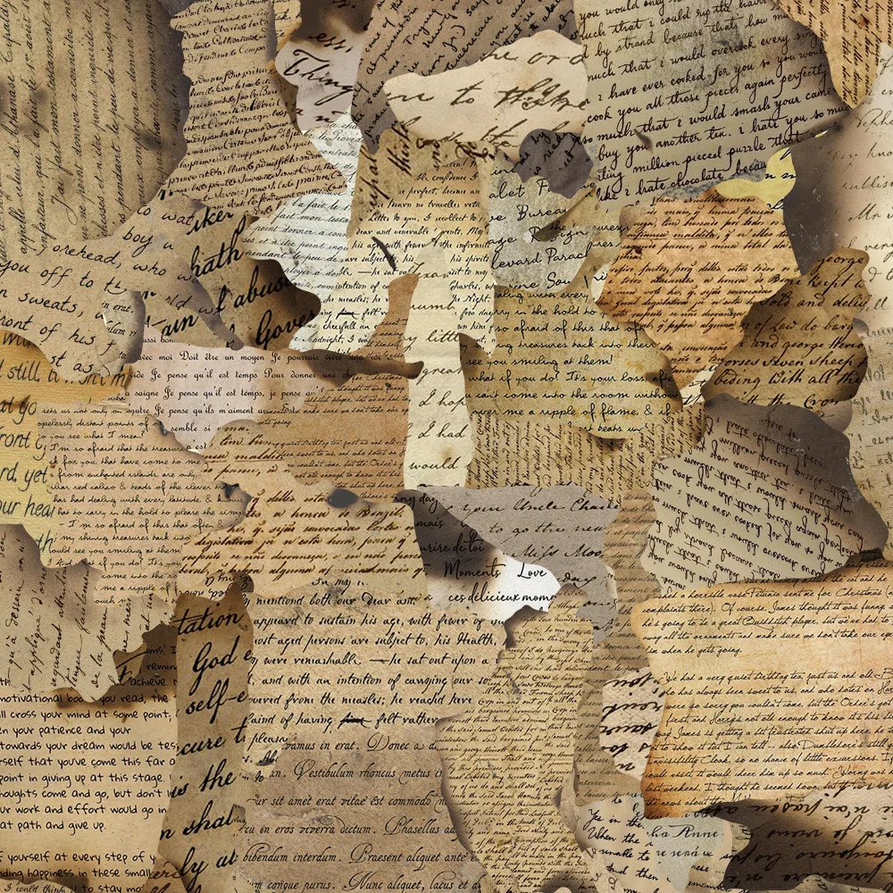 50개 레트로 스탬프 효과 스티커 번트 프레이즈 데칼 DIY 문구 컴퓨터 스티커 학생 문구