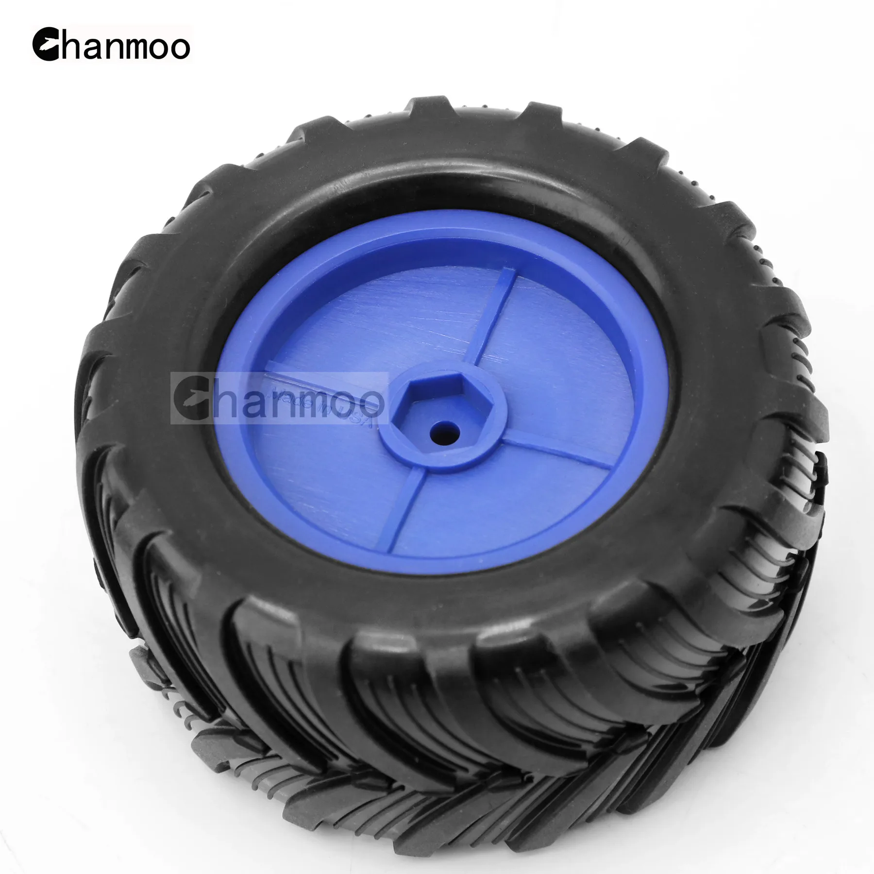 RC Monster Truck Buggy Wheels 100mm Off-road Rubber Tires 12mm Hex for 1/10 1/12 1/16 1/18 Losi Mini LMT RC Car Upgrade Parts