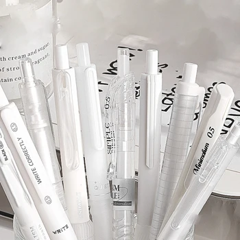 Ensemble de stylos gel à séchage rapide mignon, stylos melon à la mode, beaux documents solides, papeterie étudiante, fournitures scolaires et de bureau, simplicité, 5 pièces