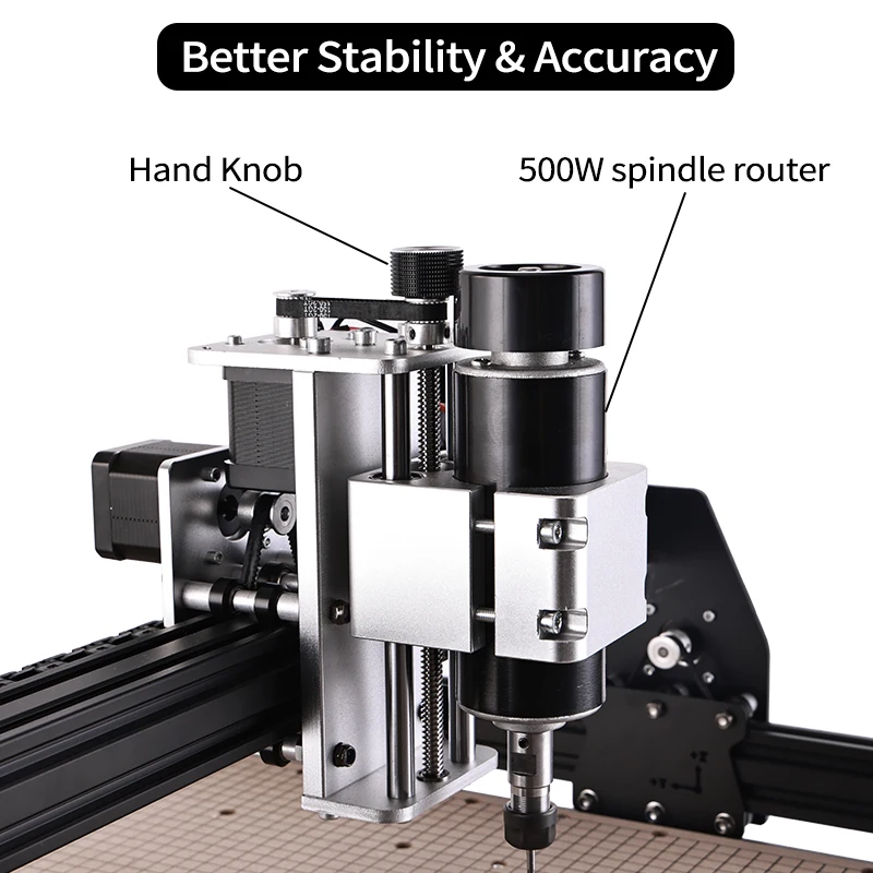 New 4540 3 Axis CNC Wood Router 500W Cutter Laser Engraver PCB Milling Cutting Metal Acrylic DIY Drilling Engraving Machine