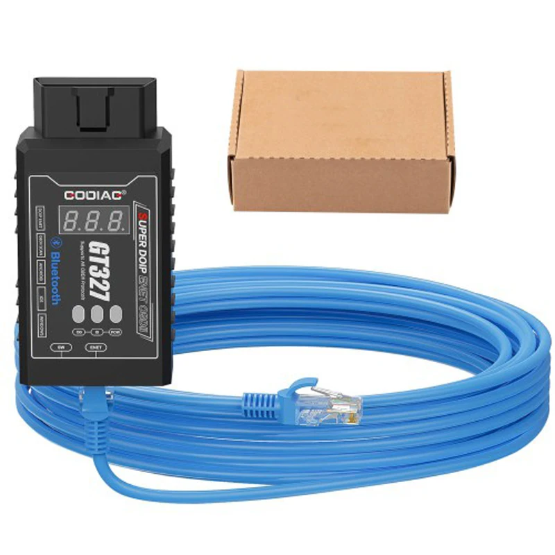 Сканер GODIAG GT327 DOIP ENET ELM327 v1.5 elm 327 Bluetooth 4,0 OBDII obd2 с индикатором напряжения для iOS/Android/Windows