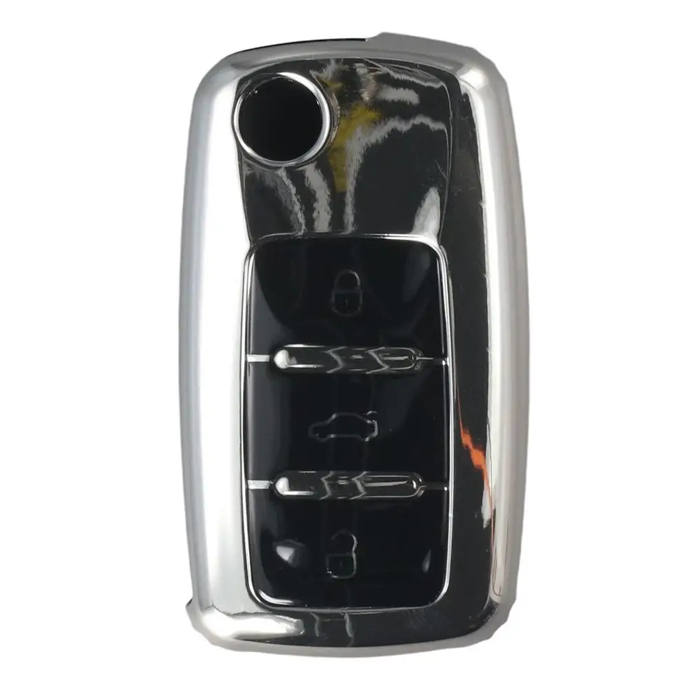 

Auto TPU Car Key Case Cover for VW Volkswagen Polo Tiguan Passat B5 B6 B7 Golf 4 5 6 MK6 Jetta Lavida for Skoda Octavia