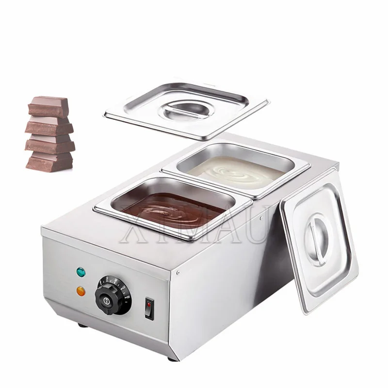 Chocolate Tempering Machine Stainless Steel Electric Commercial Food Warmer For Chocolate/Milk/Cream Melting And Heating