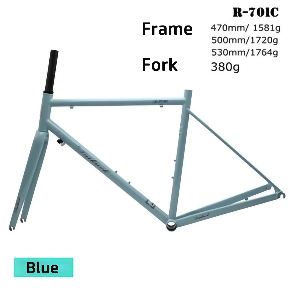 DARKROCK 700C R-701C Road Bikes Frames CR-MO 4135 Steels Heating Treated and Carbon Fork Bicycle Parts