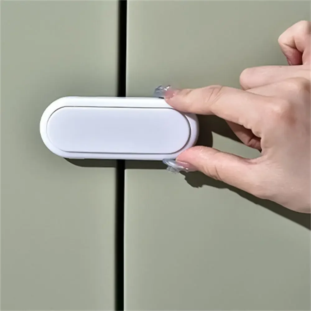 Kids Multifunctional Safety Locks Baby Anti-pinch Hand Lock Cabinet Cabinet Door Lock Baby Protective Refrigerator Drawer Locks