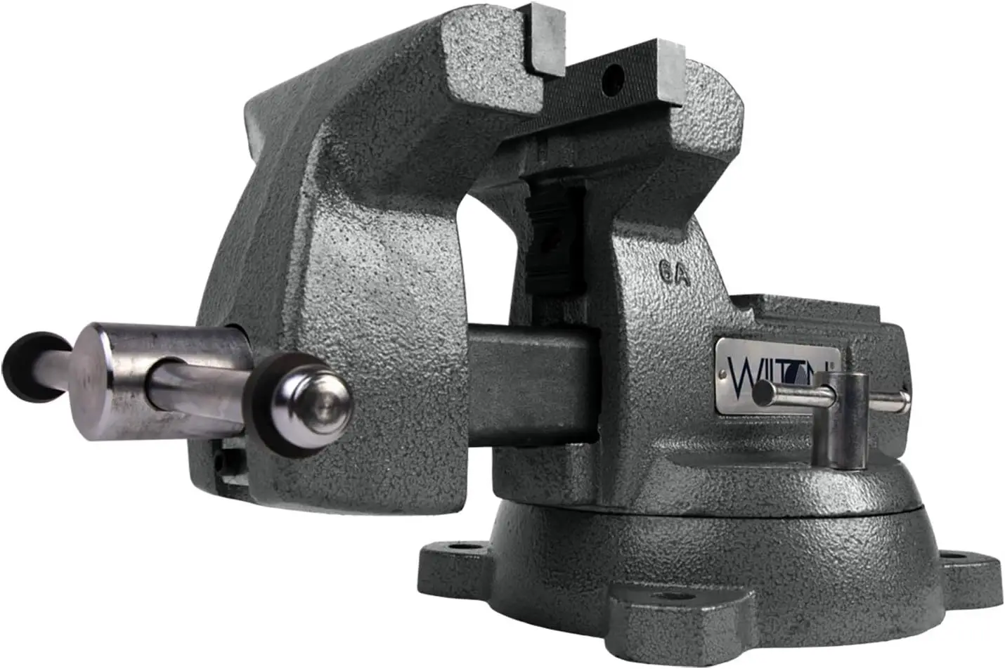 

Wilton Mechanics Bench Vise, 6" Jaw Width, 5-3/4" Jaw Opening, 4-1/8" Throat (Model 746)