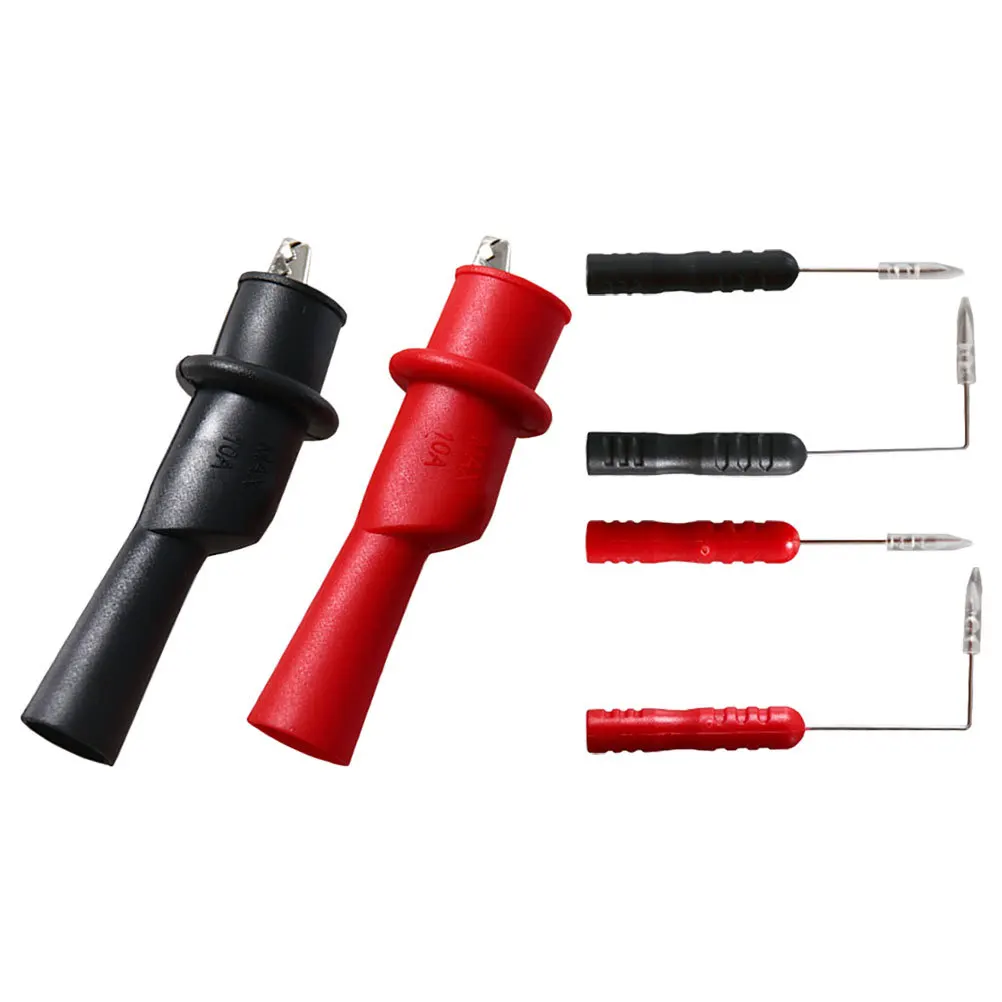 

1 set 1 Set Multimeter Test Probe Steel Rubber Piercing Clip For Automotive Wire Insulation Testing Circuit Diagnostic Kit