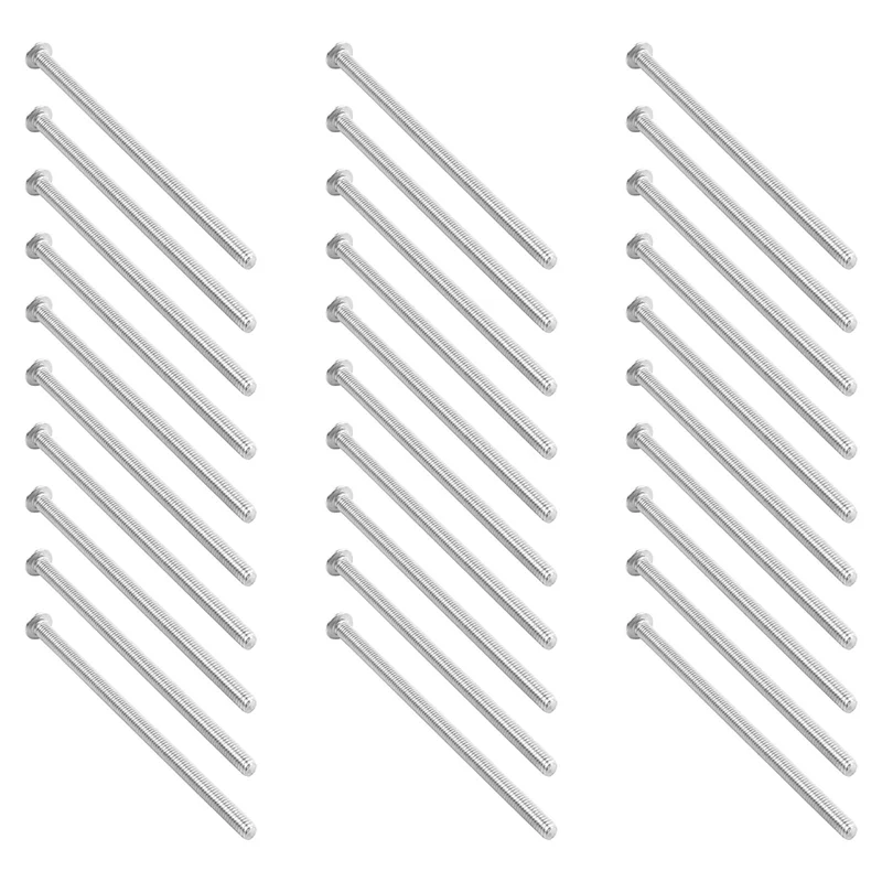 AT44-Stainless Steel Button Head Screw, Hex Socket Bolts Type:M4 / 4Mm Bolt Size:M4 X 80Mm Your Pack Quantity:30