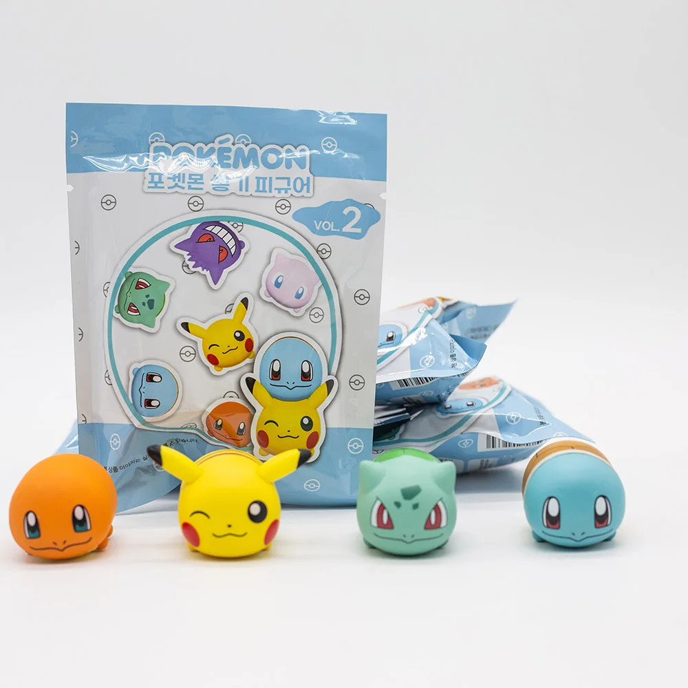 Pokemon Tasche Monster stapelbare Figur Blind Box Pikachu Charm ander Puppe Geschenke Spielzeug Modell Anime Figuren sammeln Ornamente