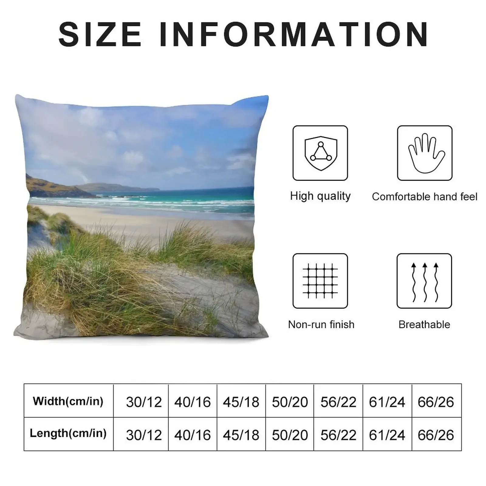 Traigh Eais, Isle of Barra, Outer Hebrides. Throw Pillow Custom Cushion ornamental pillows Cushions For Decorative Sofa pillow