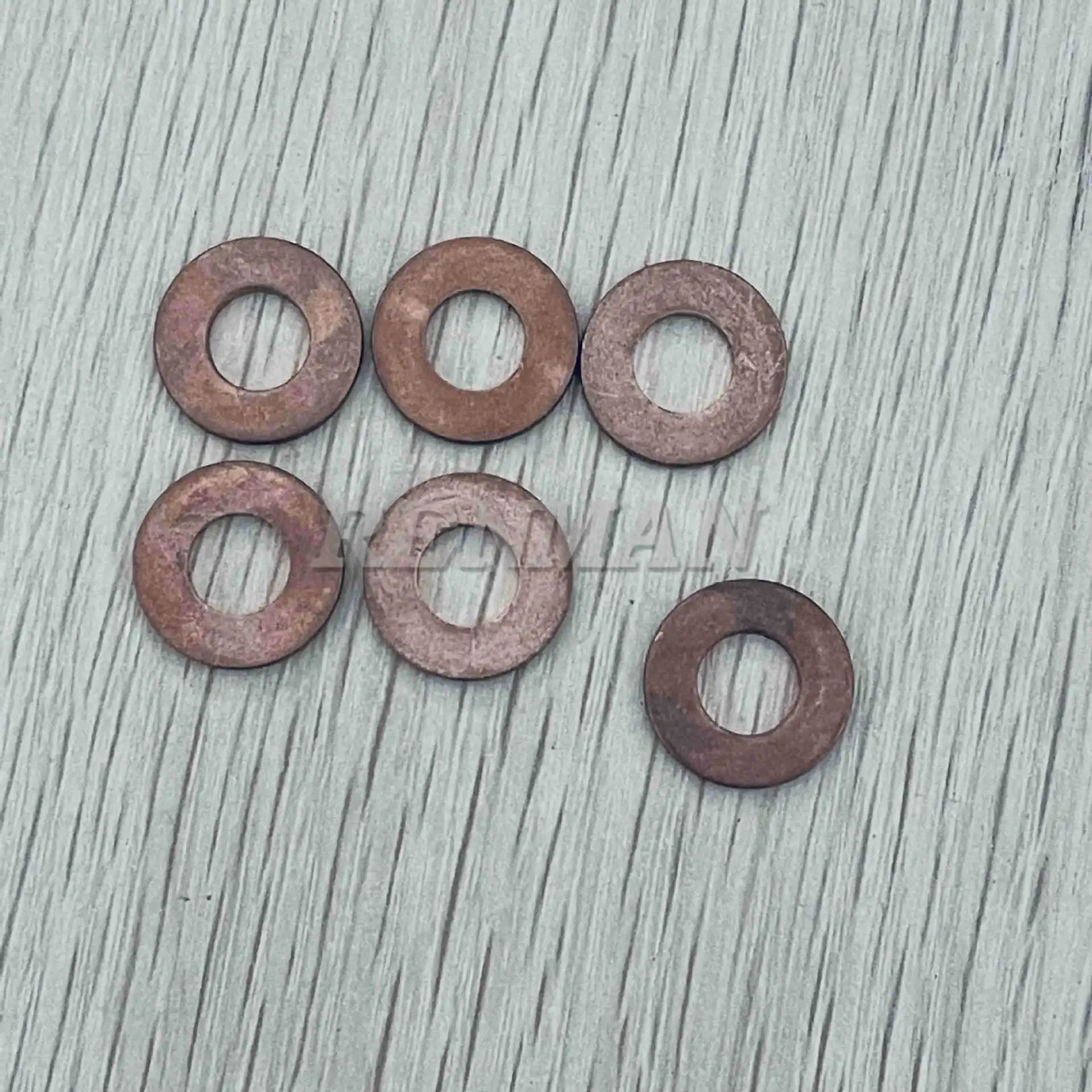 

50Pcs Cummins 6CT engine injector gasket injector copper pad 3906659 injector copper pad 3920174